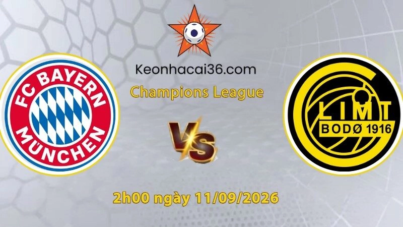 Soi kèo Bayern Munich vs Bodo Glimt, 2h00 ngày 11/09: 3 điểm chưa tròn